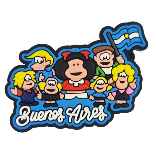 Ímã Argentina Mafalda e Amigos